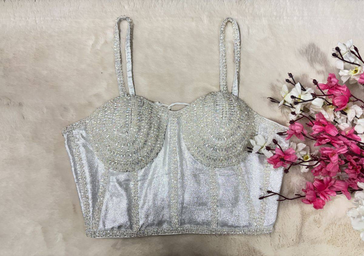 Moonlight Pearl Corset Blouse - View 3